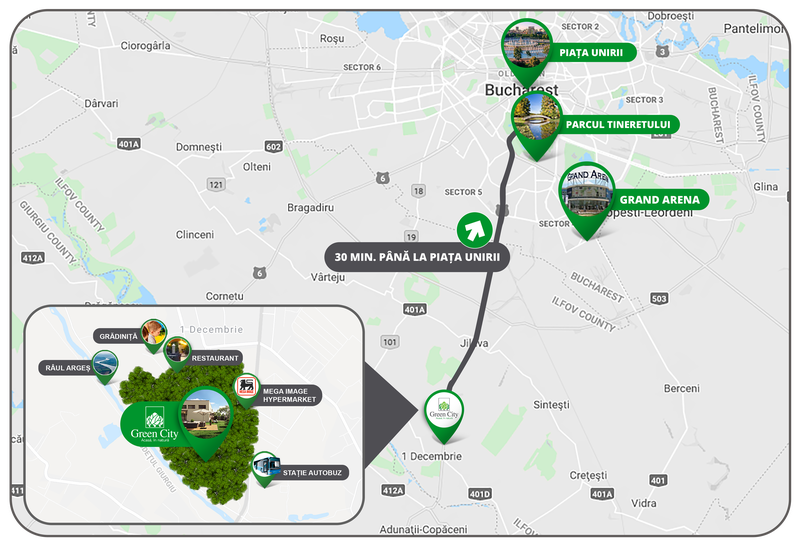 Unirii 35 min, 2 loc parcare, vila de lux, comunitate exclusiva, proprietar